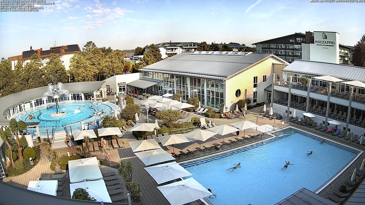 Archiv Foto Webcam Bad Füssing: Therme 1