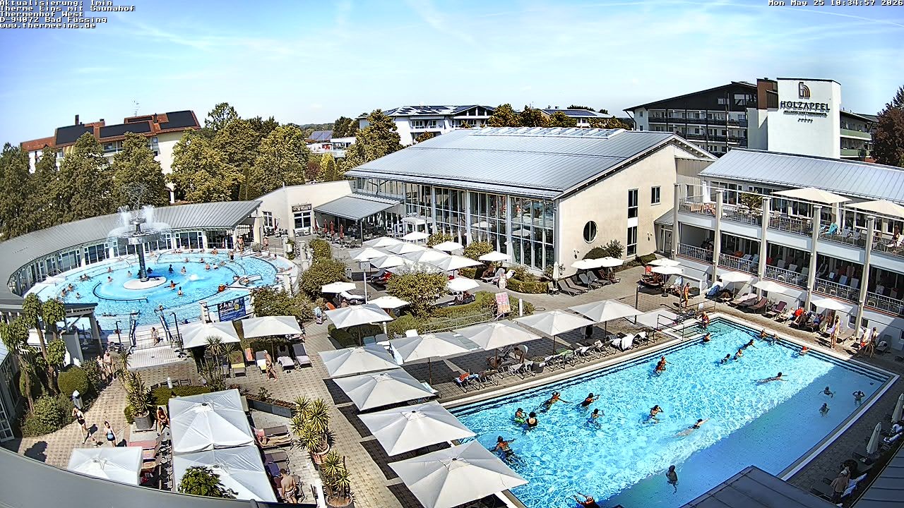 Archiv Foto Webcam Bad Füssing: Therme 1