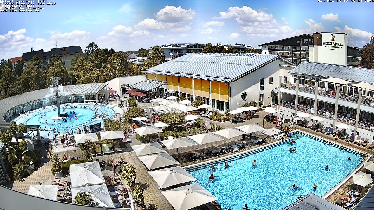 Archiv Foto Webcam Bad Füssing: Therme 1