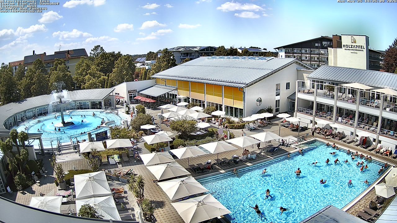 Archiv Foto Webcam Bad Füssing: Therme 1