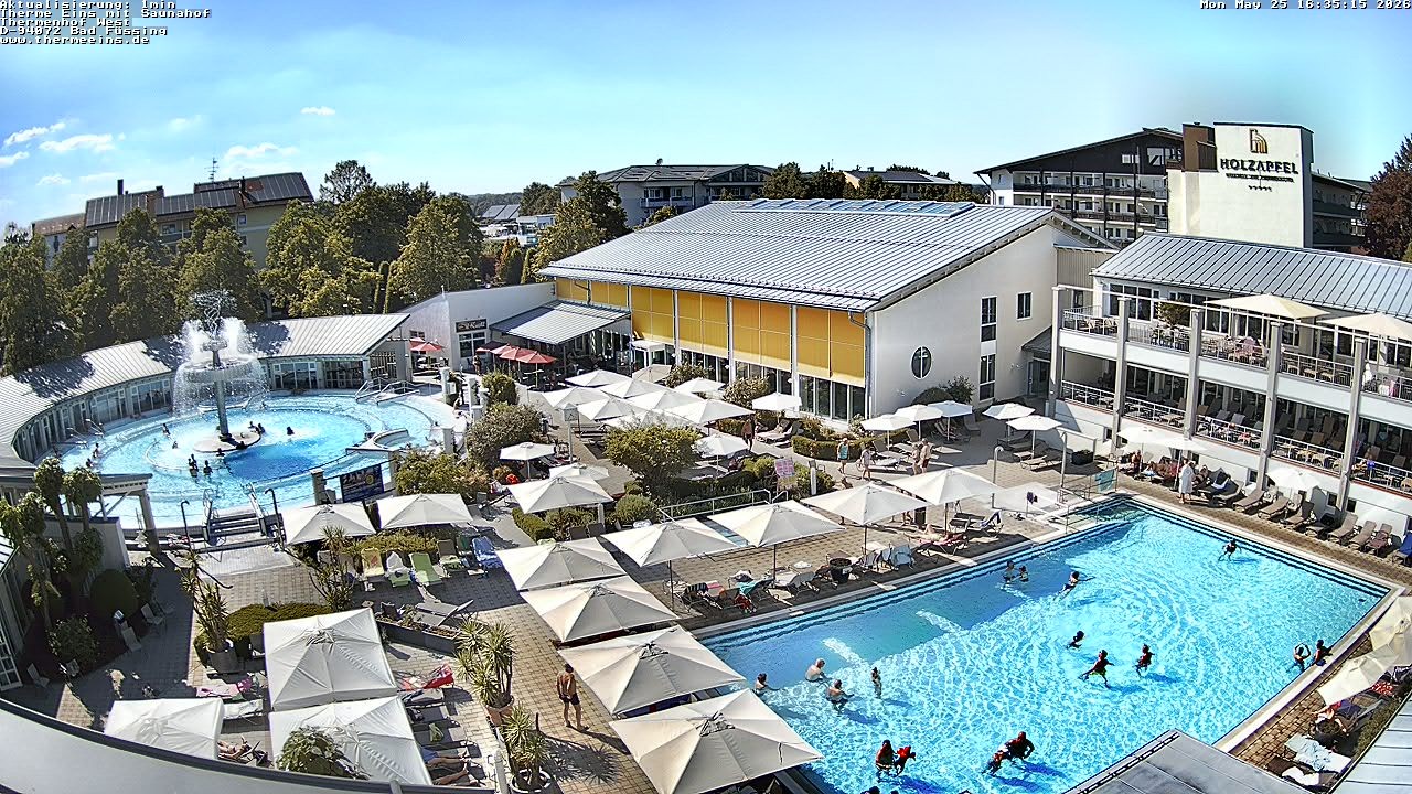 Archiv Foto Webcam Bad Füssing: Therme 1