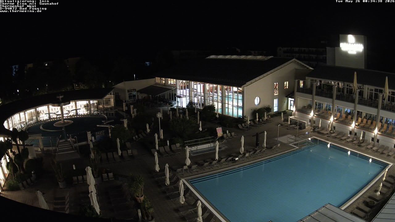 Archiv Foto Webcam Bad Füssing: Therme 1