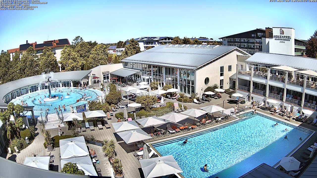 Archiv Foto Webcam Bad Füssing: Therme 1