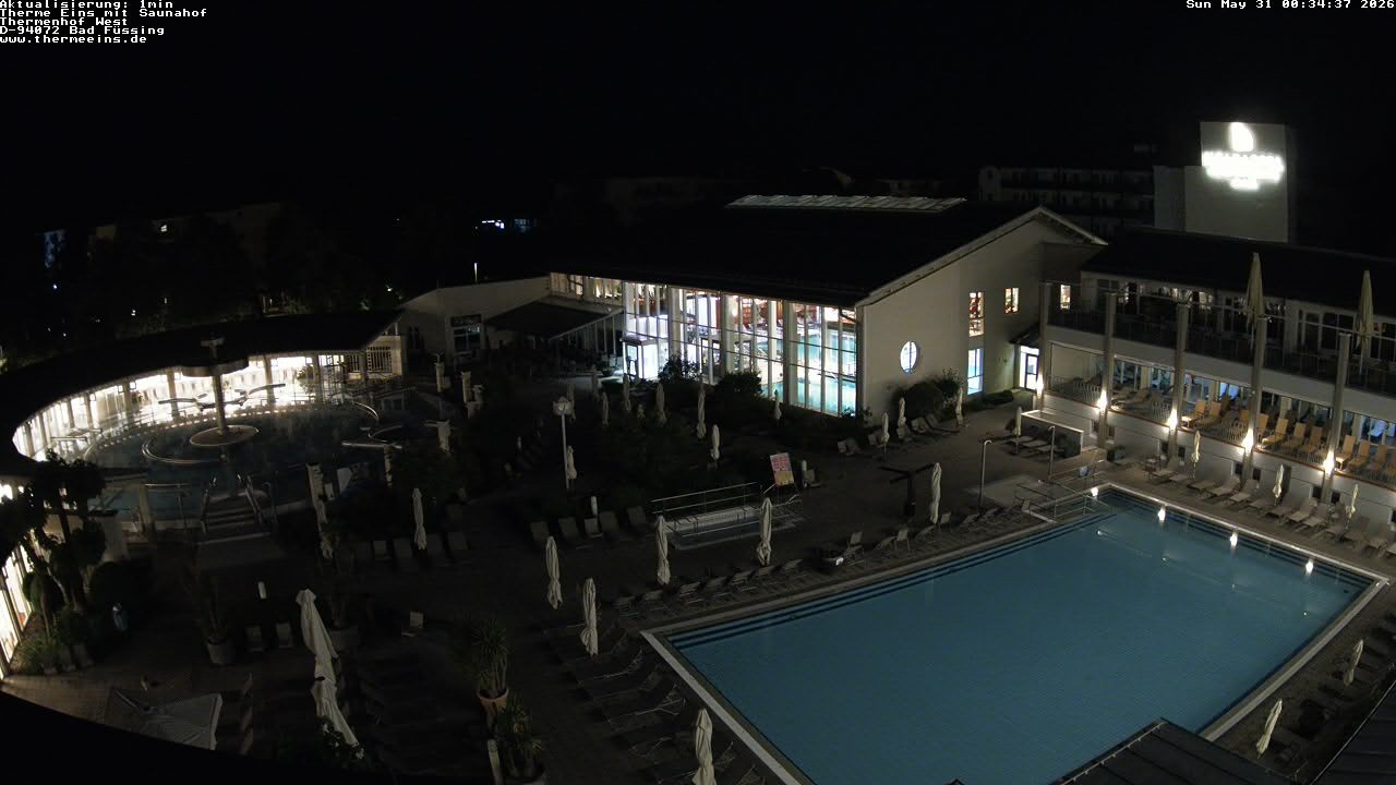Archiv Foto Webcam Bad Füssing: Therme 1