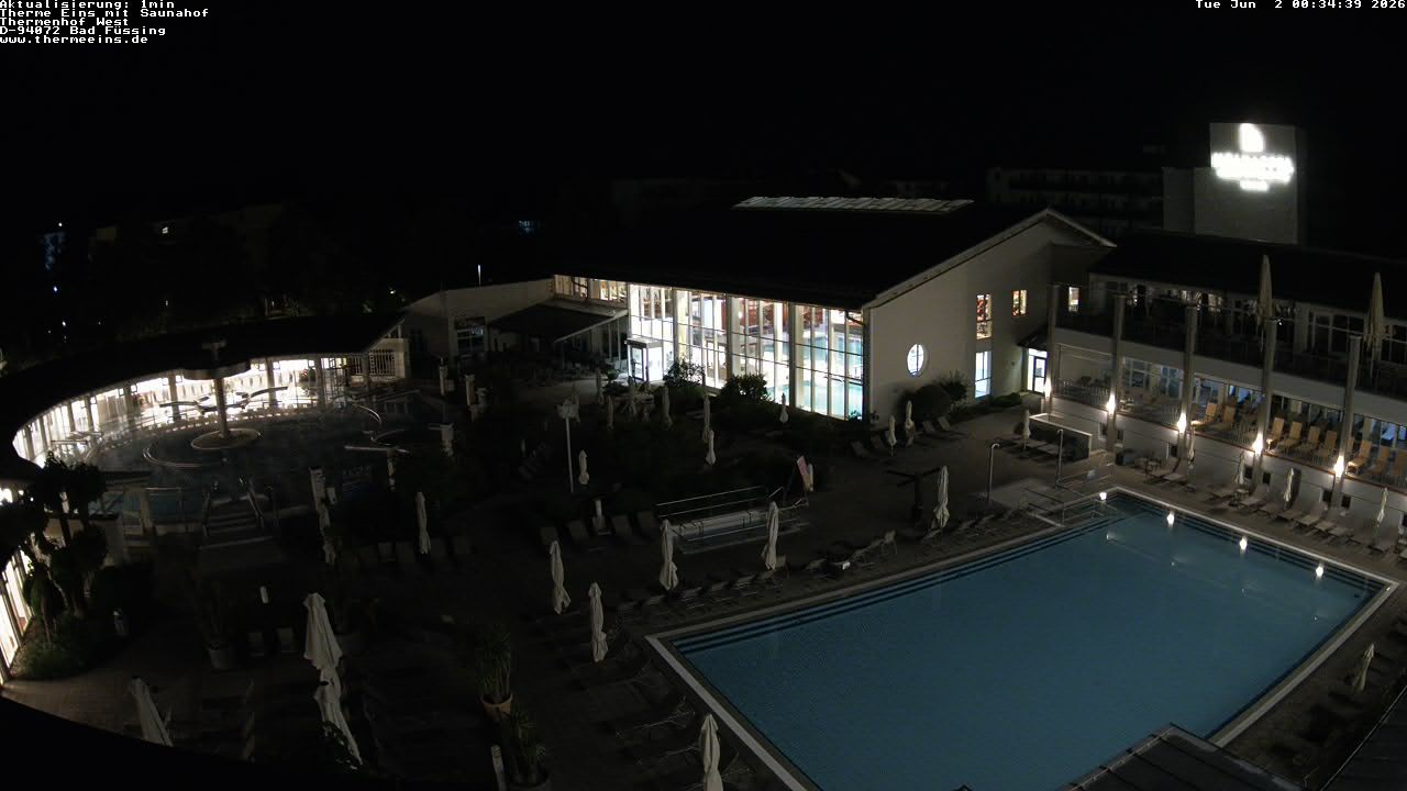 Archiv Foto Webcam Bad Füssing: Therme 1