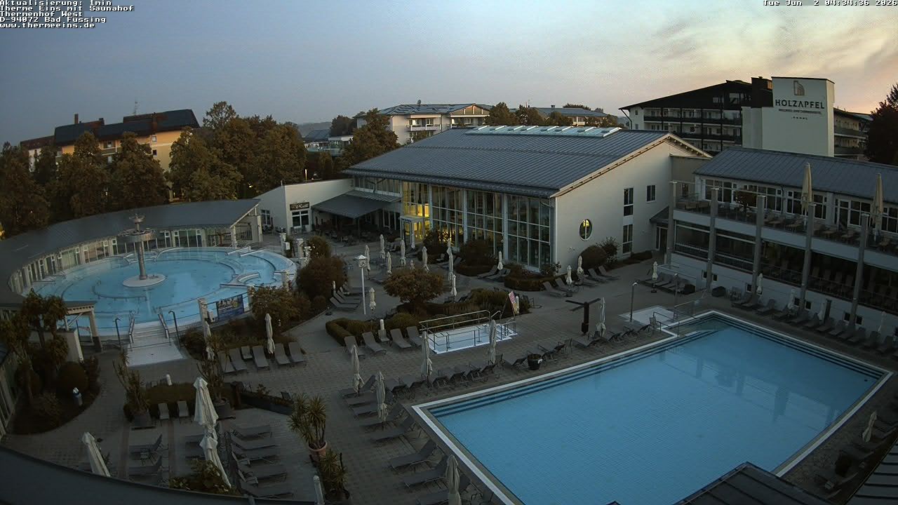 Archiv Foto Webcam Bad Füssing: Therme 1