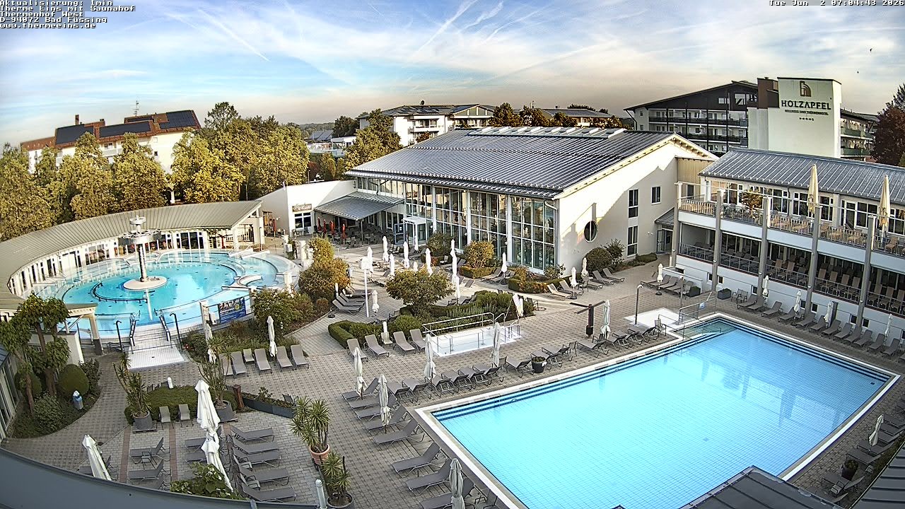 Archiv Foto Webcam Bad Füssing: Therme 1