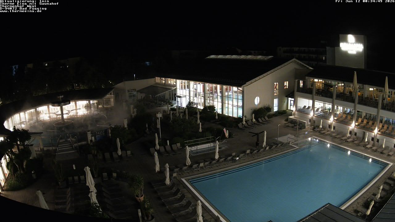 Archiv Foto Webcam Bad Füssing: Therme 1