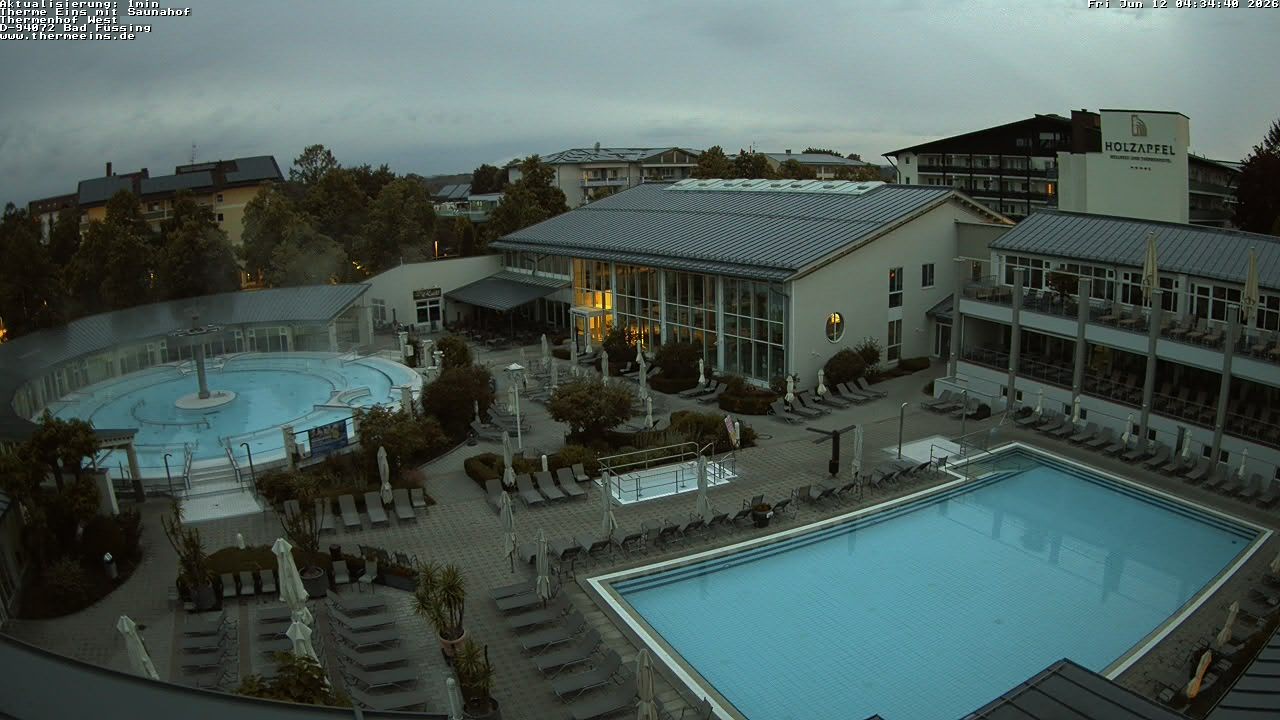 Archiv Foto Webcam Bad Füssing: Therme 1