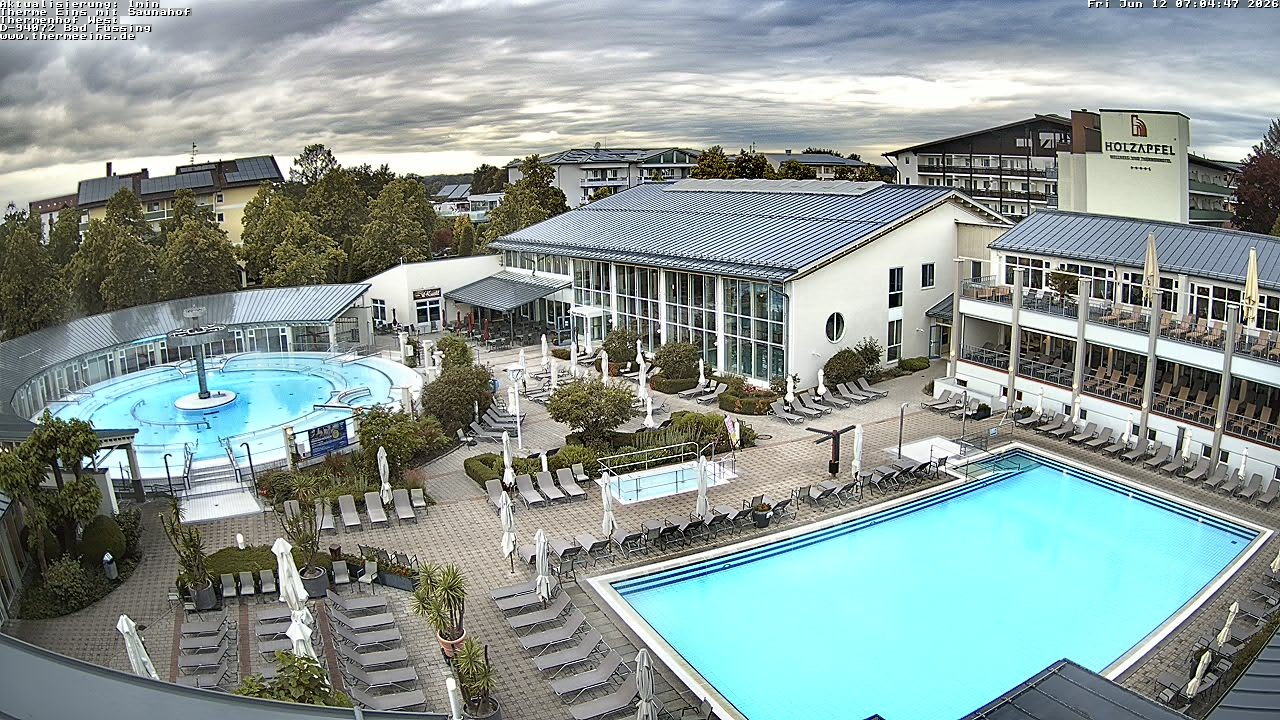 Archiv Foto Webcam Bad Füssing: Therme 1