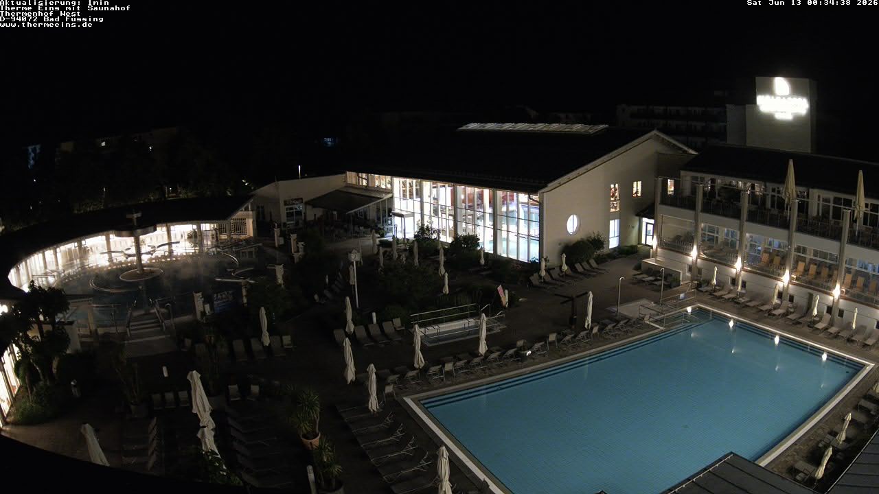 Archiv Foto Webcam Bad Füssing: Therme 1