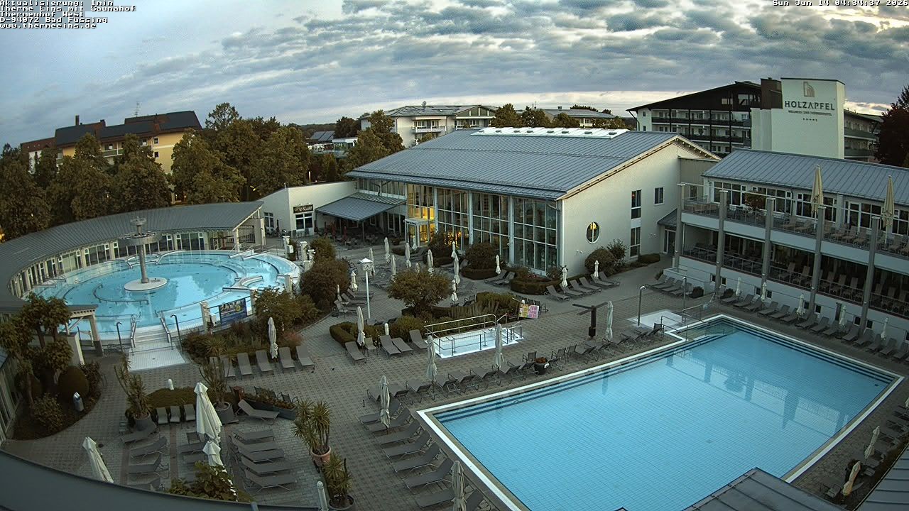 Archiv Foto Webcam Bad Füssing: Therme 1