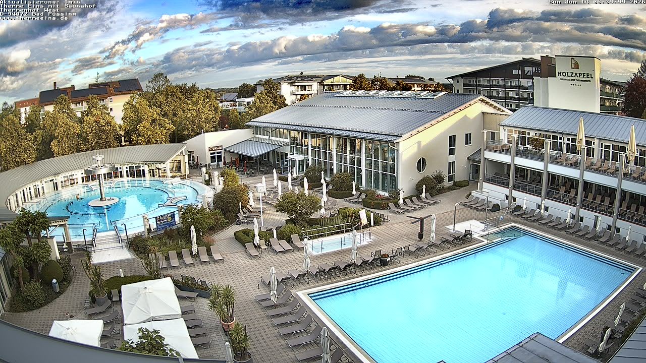 Archiv Foto Webcam Bad Füssing: Therme 1
