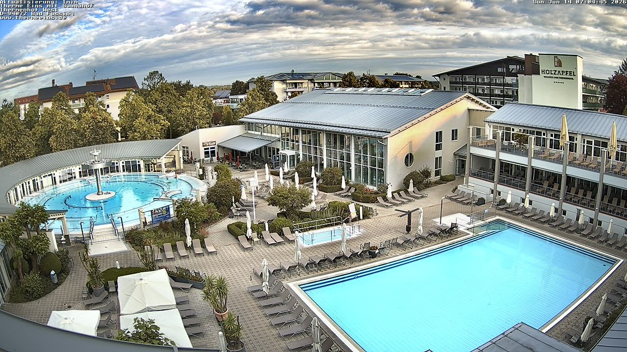 Archiv Foto Webcam Bad Füssing: Therme 1