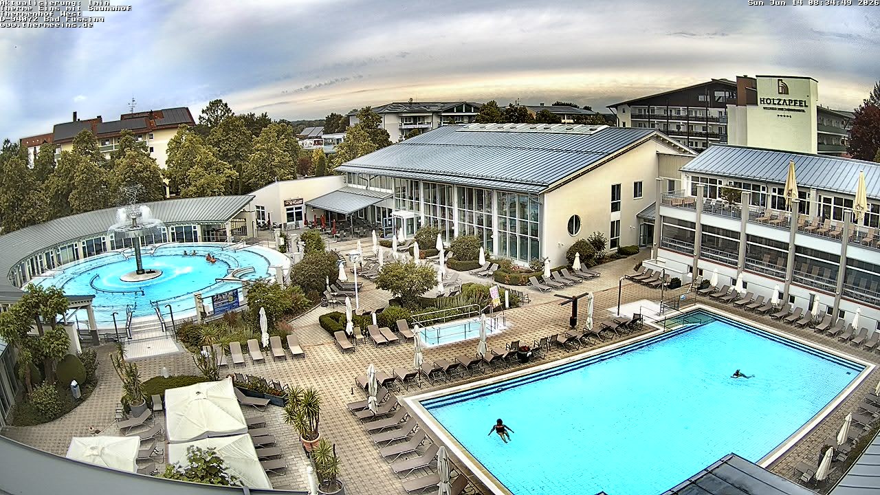 Archiv Foto Webcam Bad Füssing: Therme 1