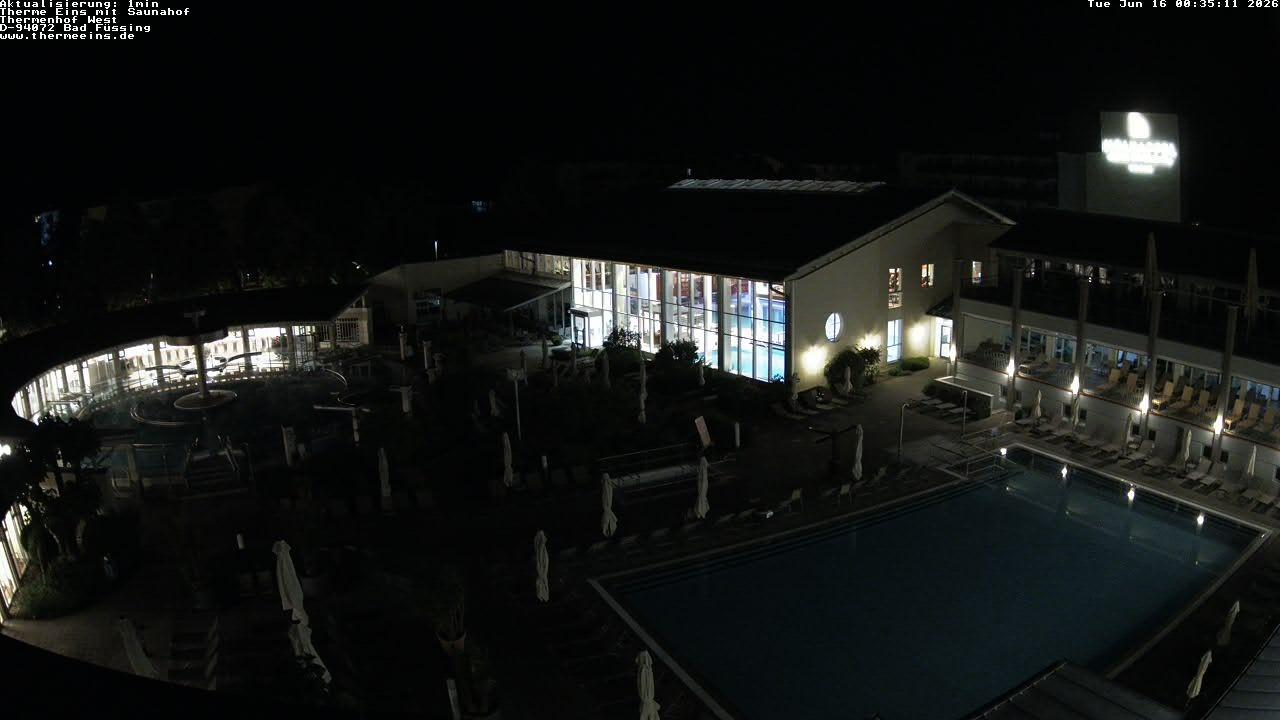 Archiv Foto Webcam Bad Füssing: Therme 1