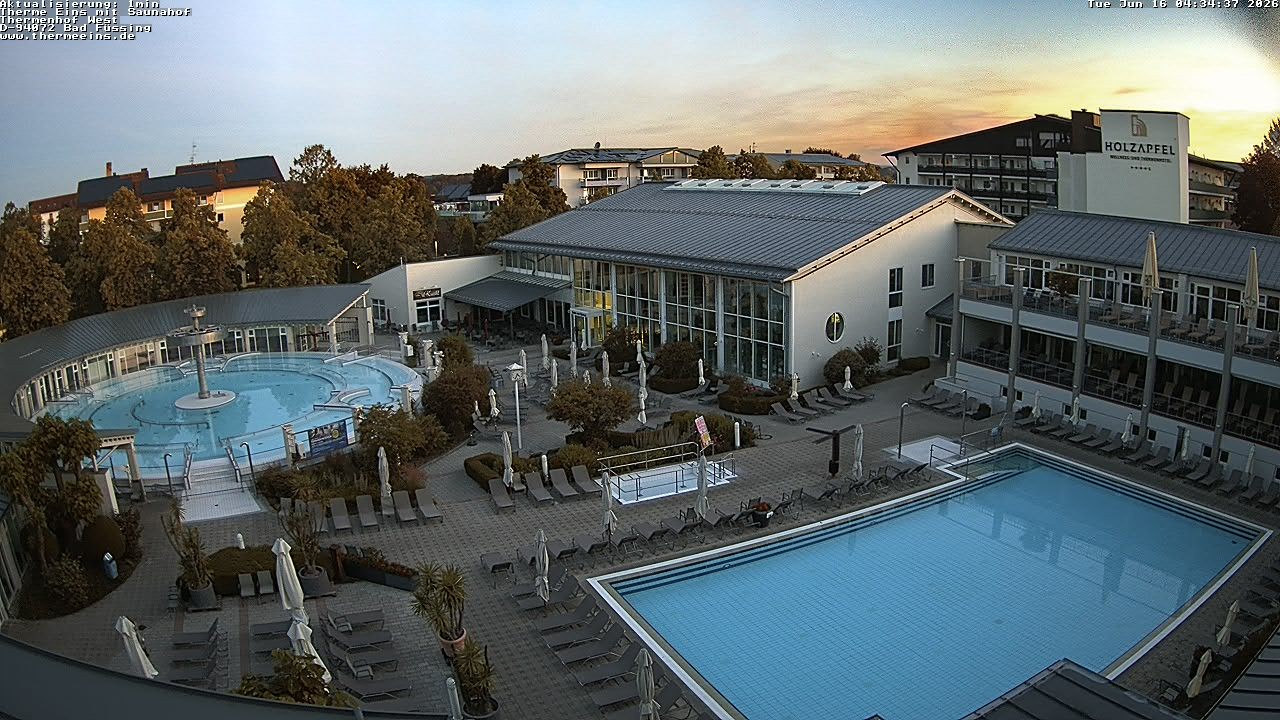 Archiv Foto Webcam Bad Füssing: Therme 1