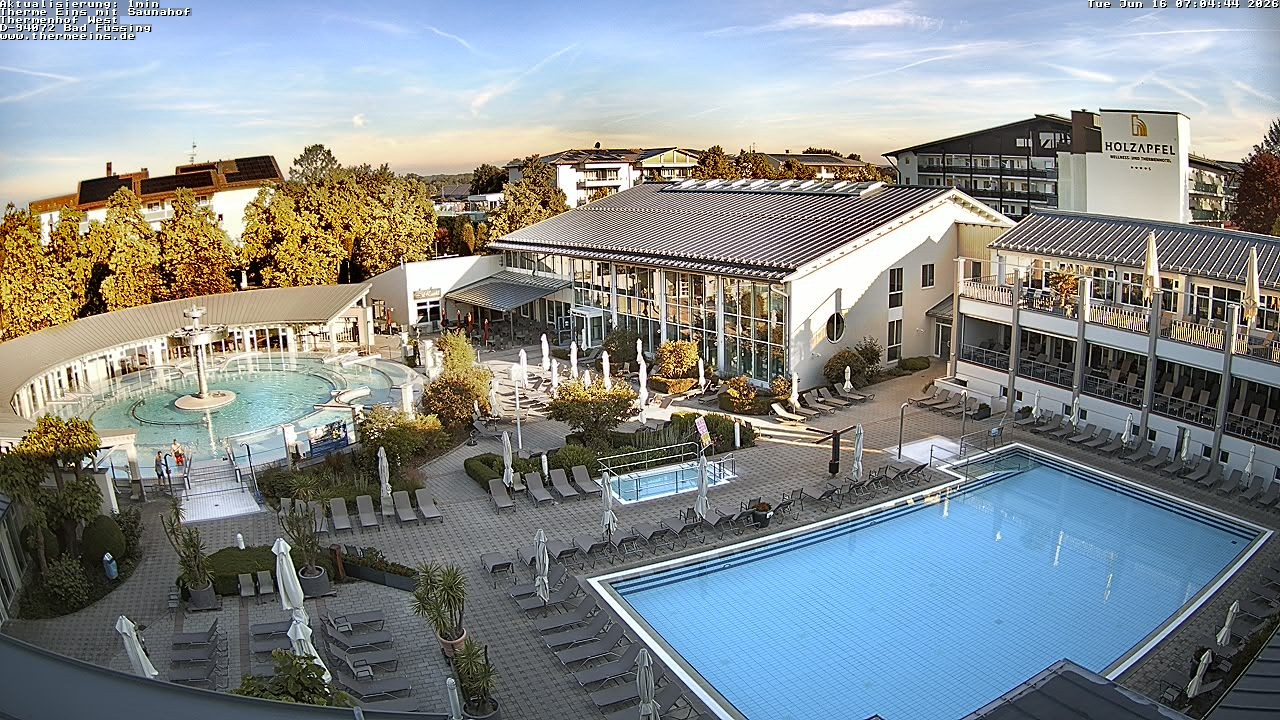 Archiv Foto Webcam Bad Füssing: Therme 1