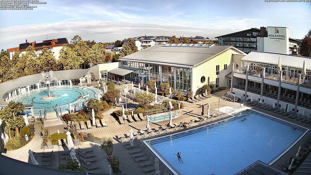 Archiv Foto Webcam Bad Füssing: Therme 1