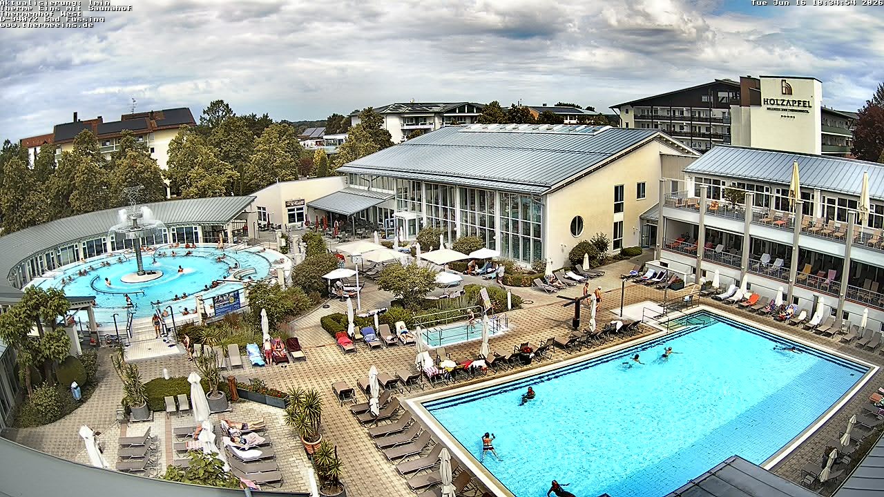 Archiv Foto Webcam Bad Füssing: Therme 1