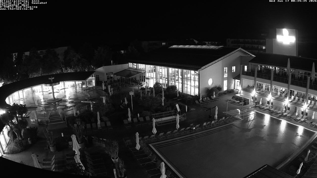 Archiv Foto Webcam Bad Füssing: Therme 1