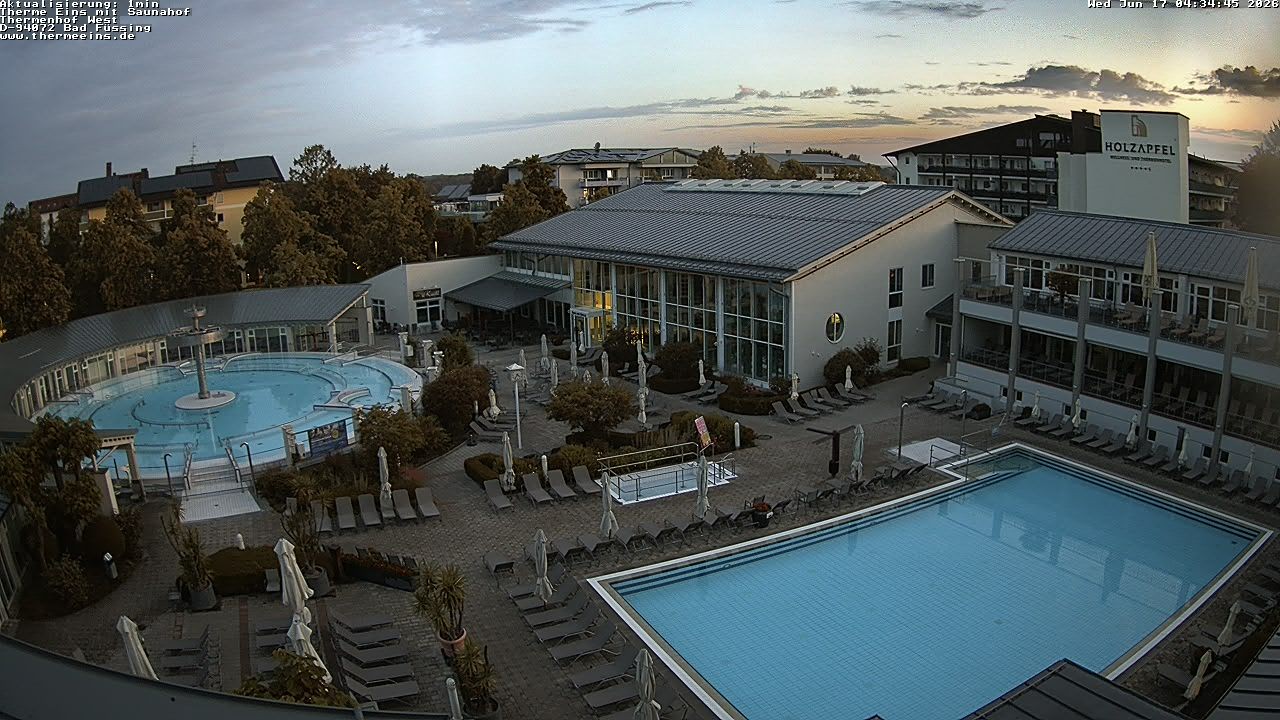 Archiv Foto Webcam Bad Füssing: Therme 1