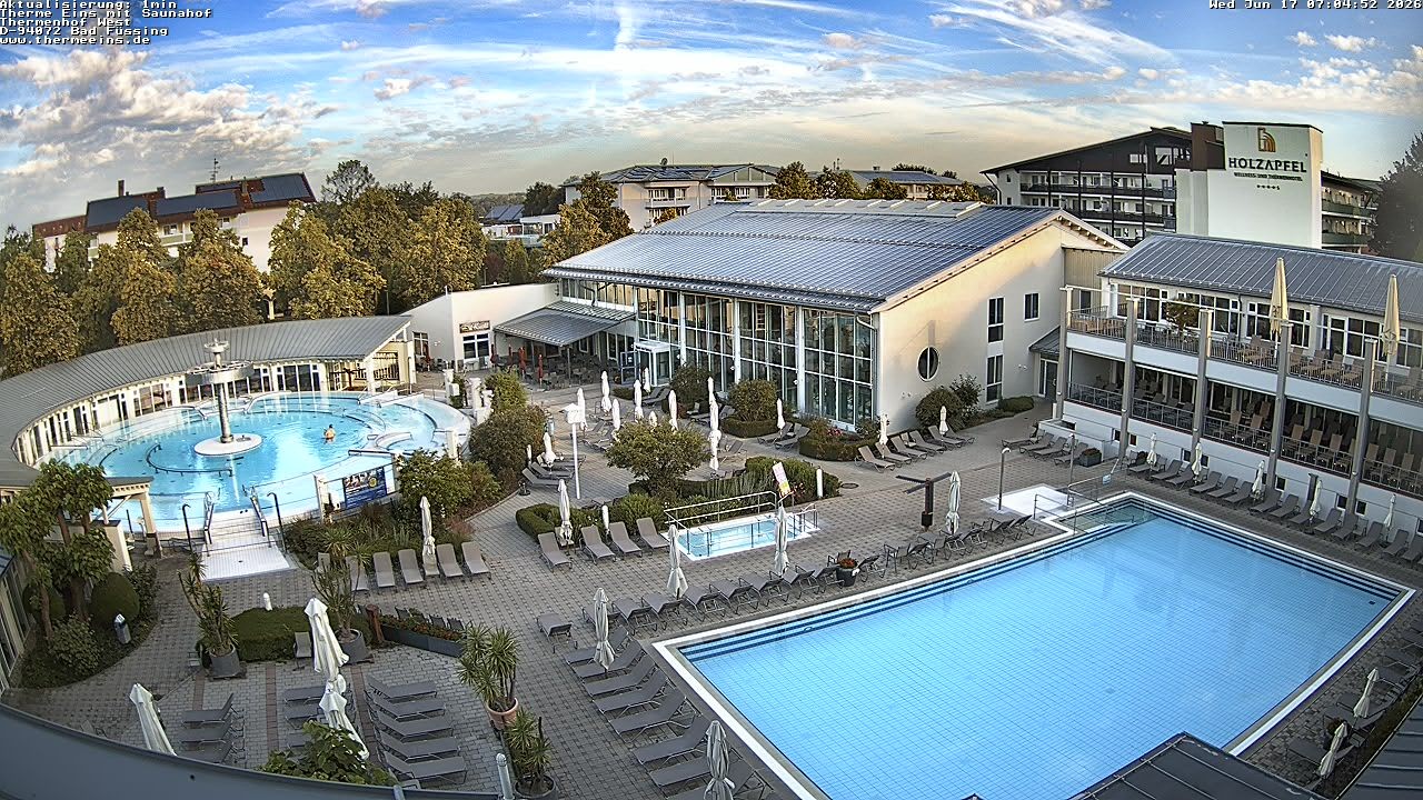 Archiv Foto Webcam Bad Füssing: Therme 1