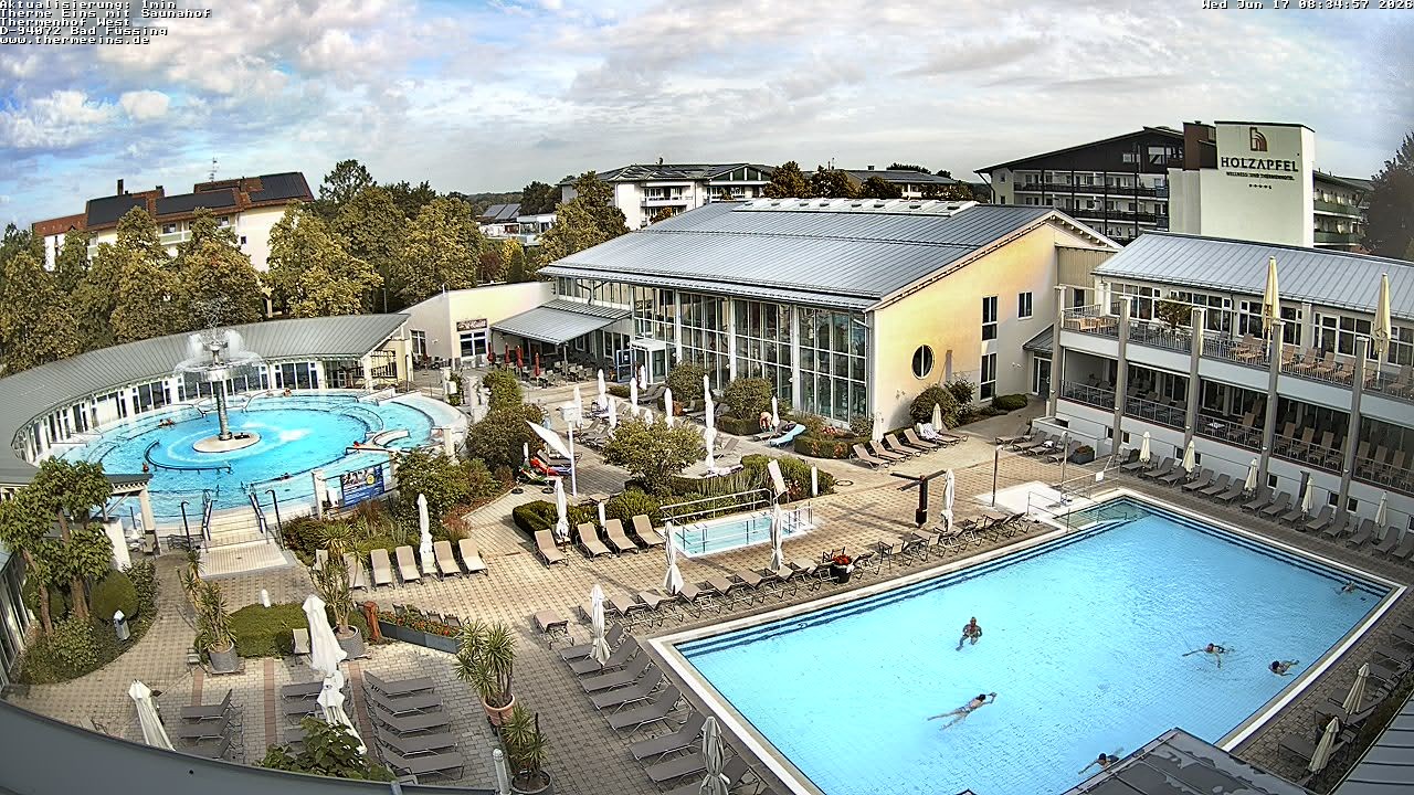Archiv Foto Webcam Bad Füssing: Therme 1