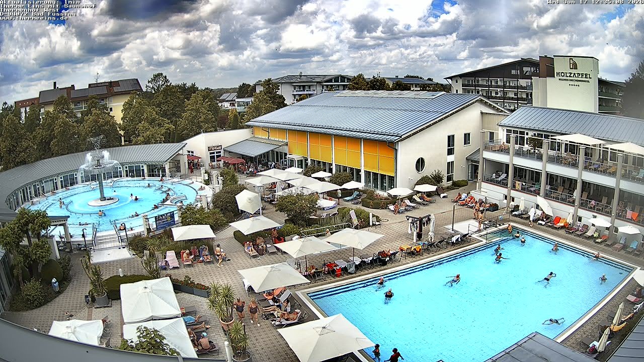 Archiv Foto Webcam Bad Füssing: Therme 1