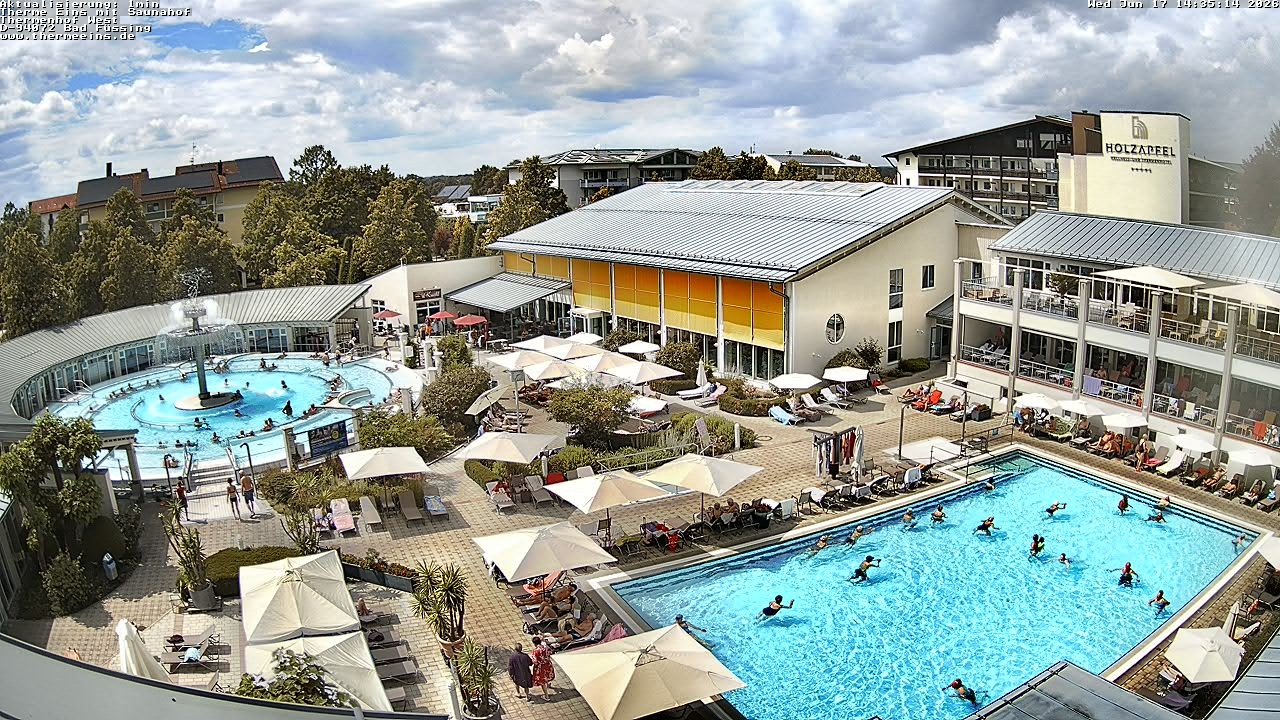 Archiv Foto Webcam Bad Füssing: Therme 1