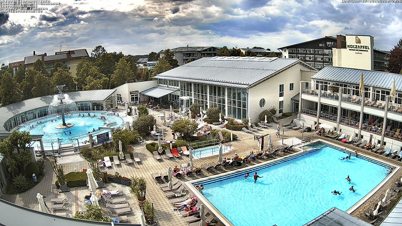 Archiv Foto Webcam Bad Füssing: Therme 1