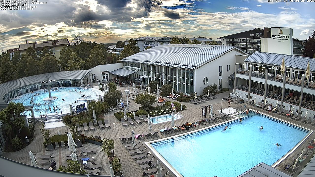 Archiv Foto Webcam Bad Füssing: Therme 1