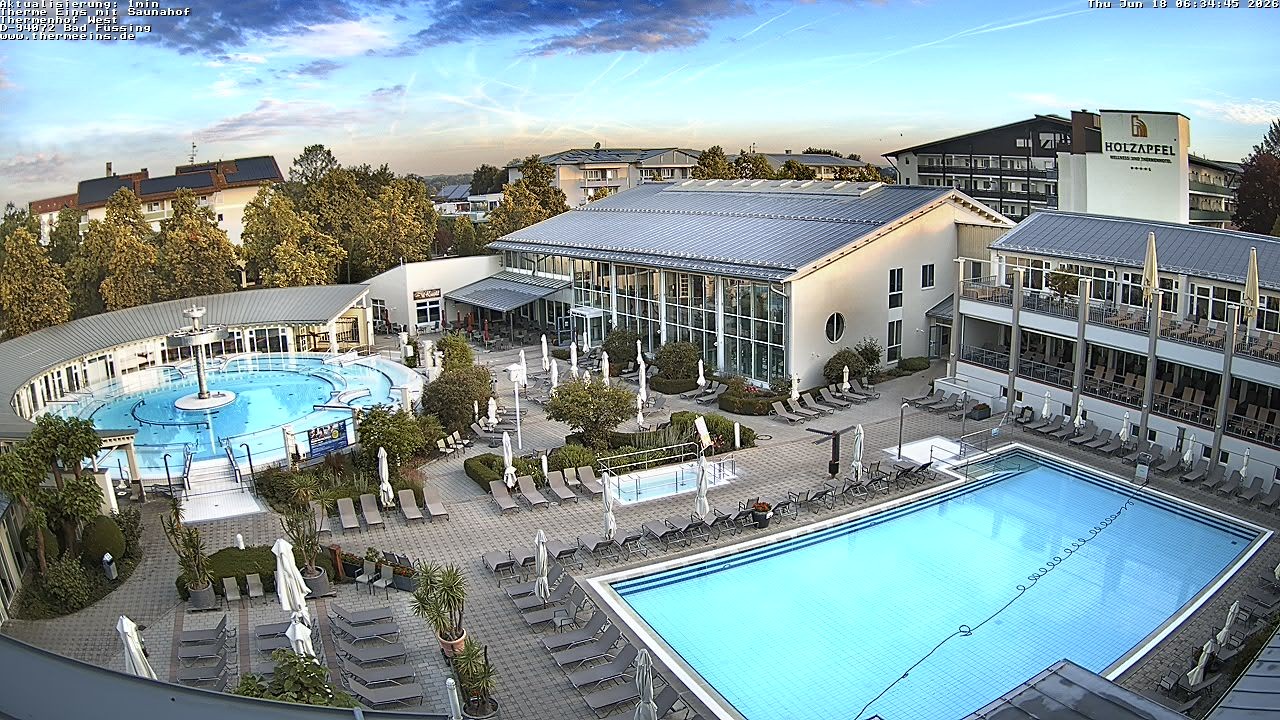 Archiv Foto Webcam Bad Füssing: Therme 1