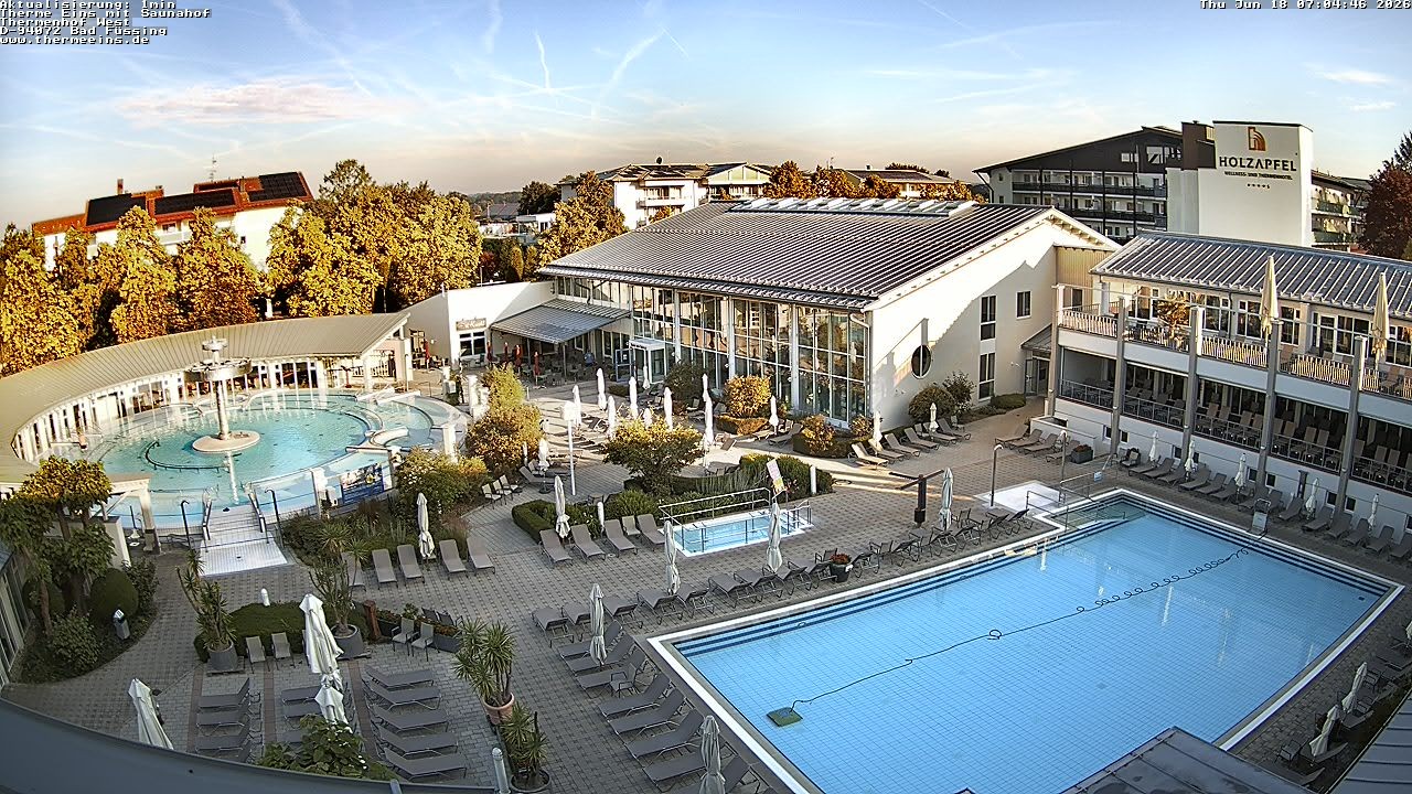 Archiv Foto Webcam Bad Füssing: Therme 1