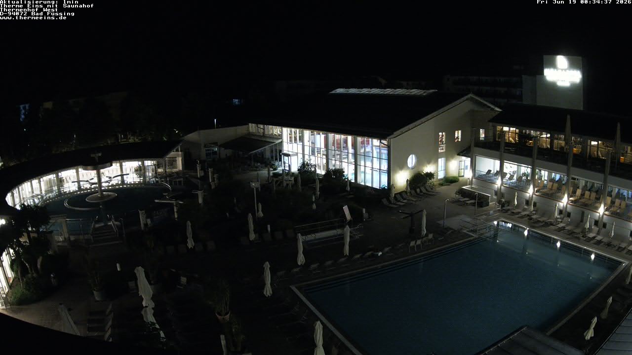 Archiv Foto Webcam Bad Füssing: Therme 1