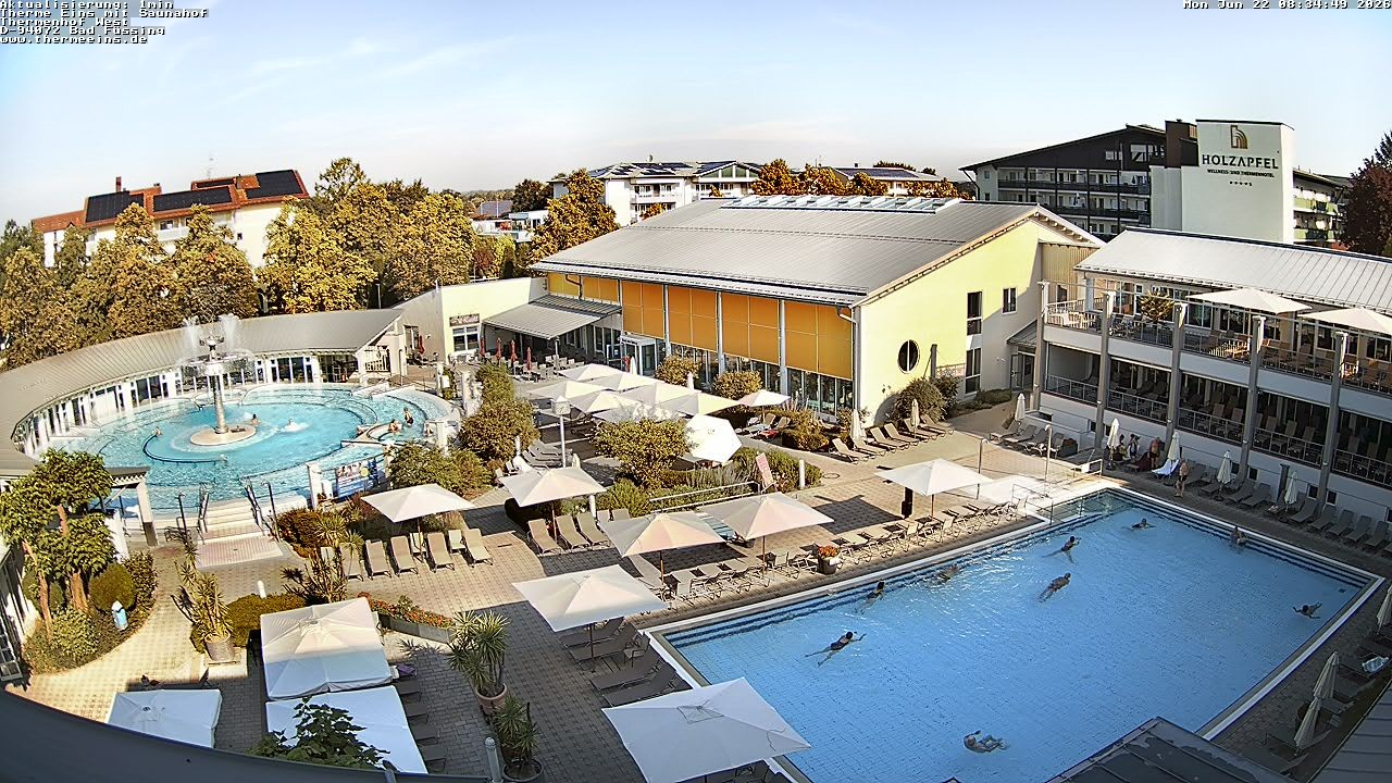 Archiv Foto Webcam Bad Füssing: Therme 1