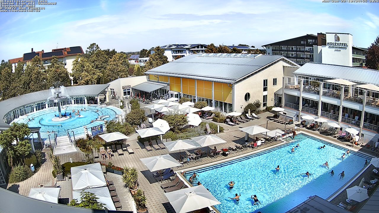 Archiv Foto Webcam Bad Füssing: Therme 1