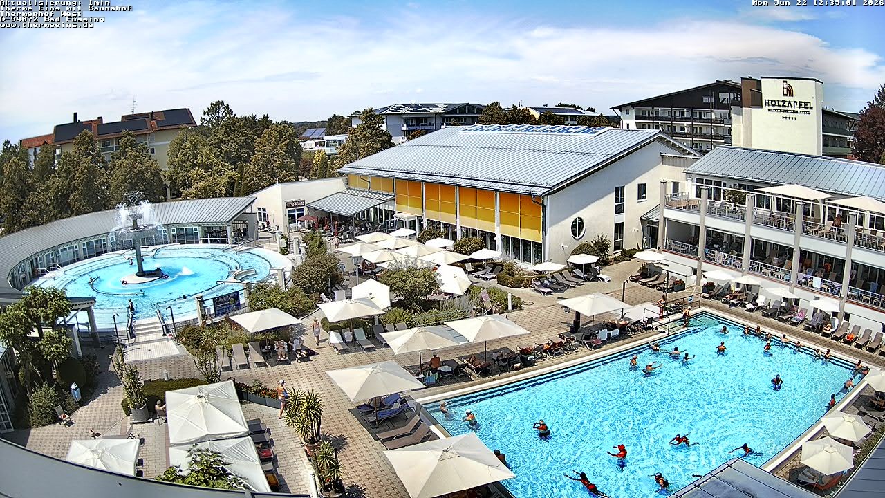 Archiv Foto Webcam Bad Füssing: Therme 1