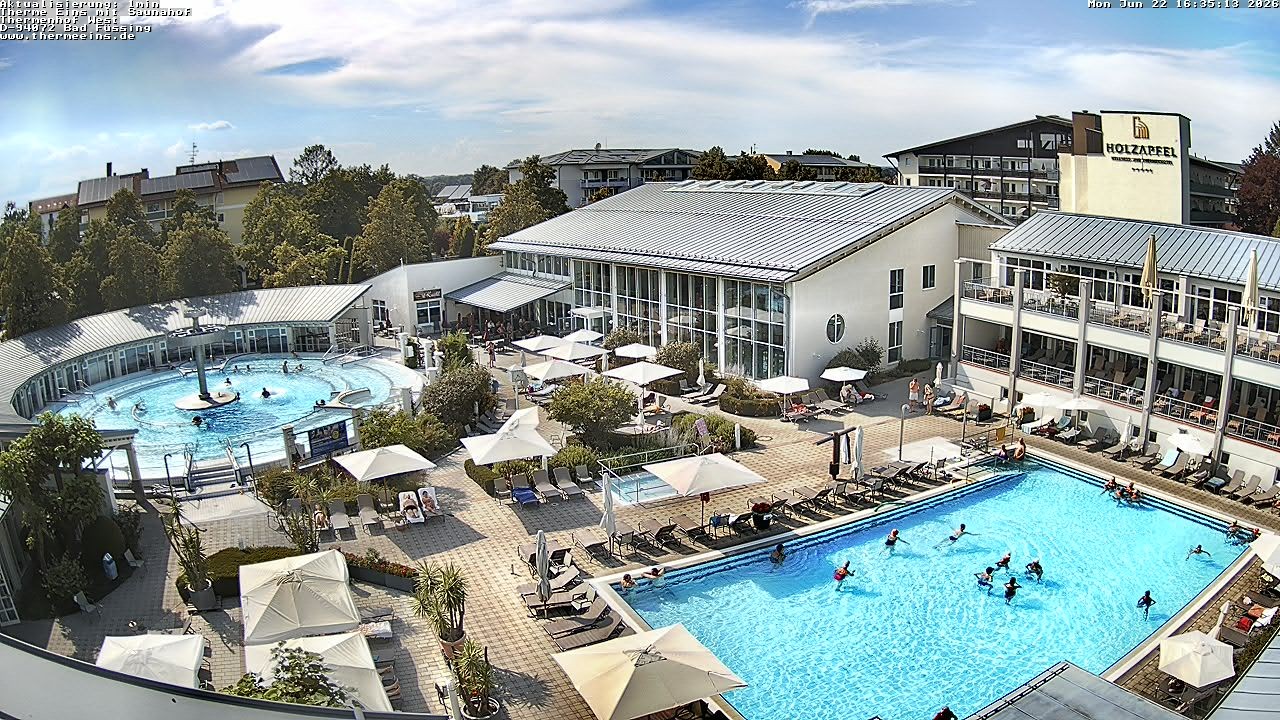 Archiv Foto Webcam Bad Füssing: Therme 1
