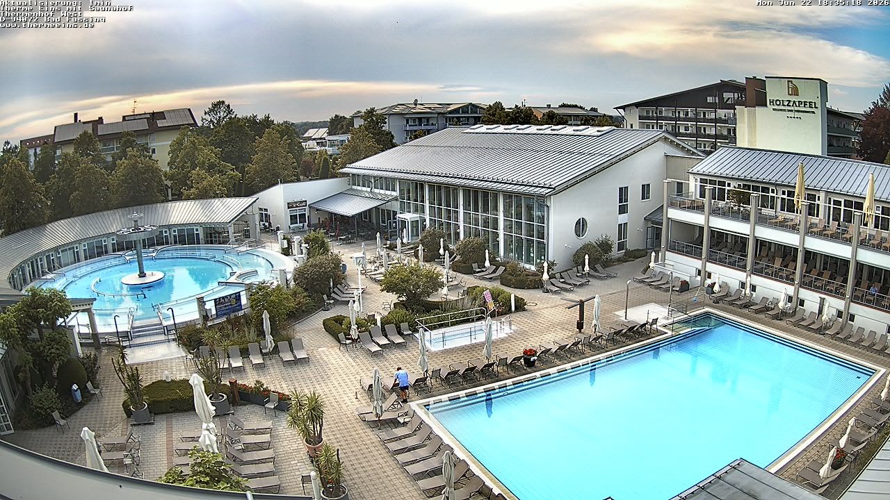 Archiv Foto Webcam Bad Füssing: Therme 1