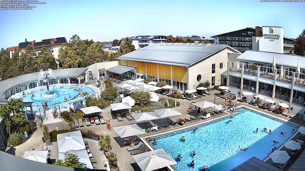 Archiv Foto Webcam Bad Füssing: Therme 1