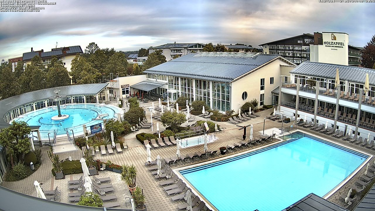 Archiv Foto Webcam Bad Füssing: Therme 1