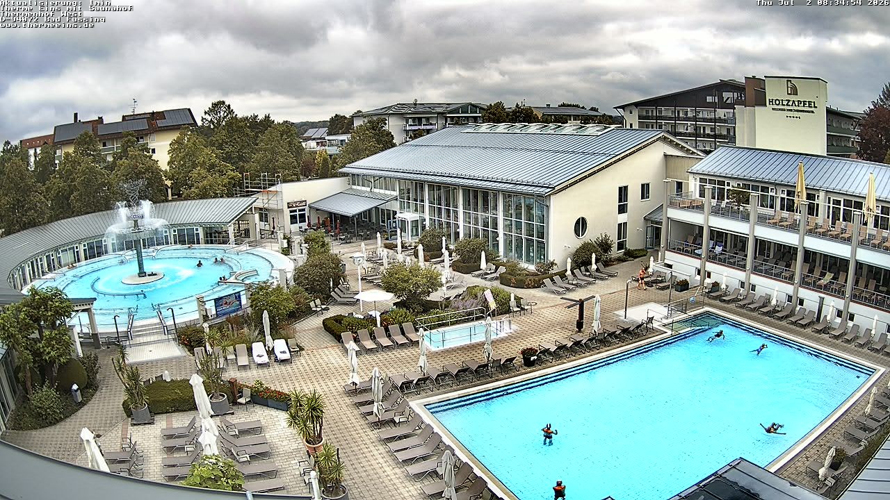 Archiv Foto Webcam Bad Füssing: Therme 1
