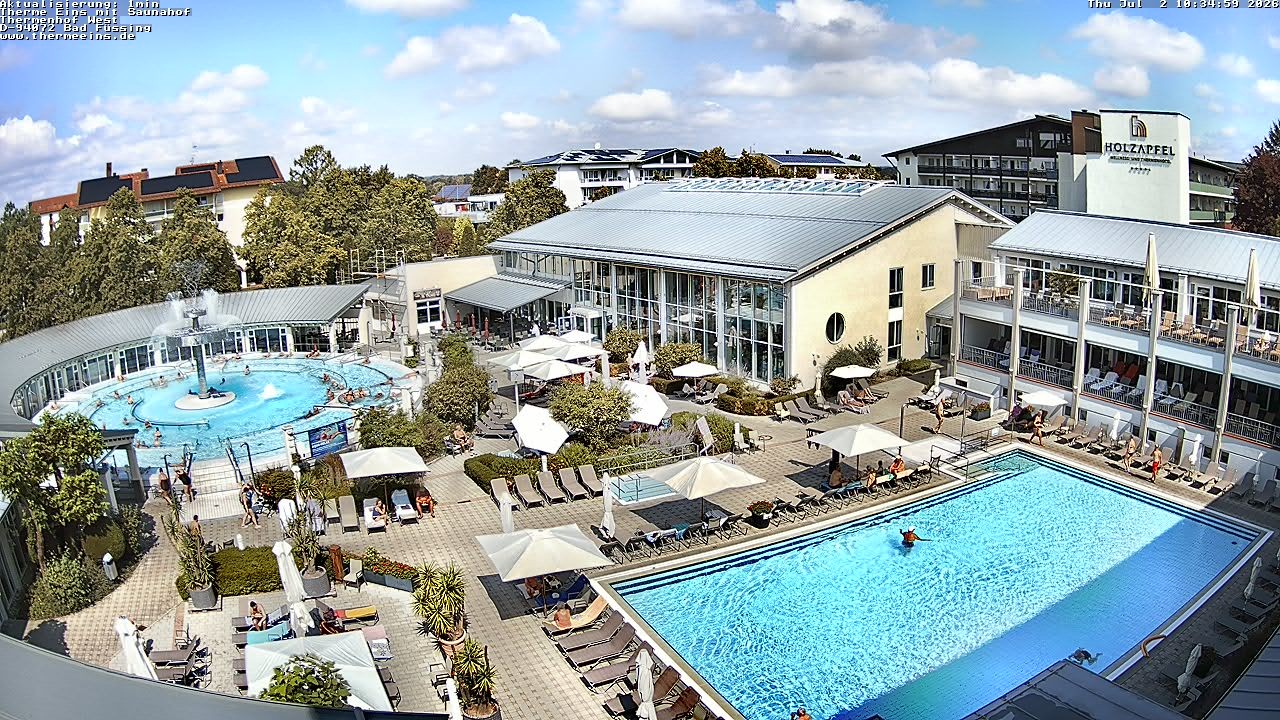 Archiv Foto Webcam Bad Füssing: Therme 1