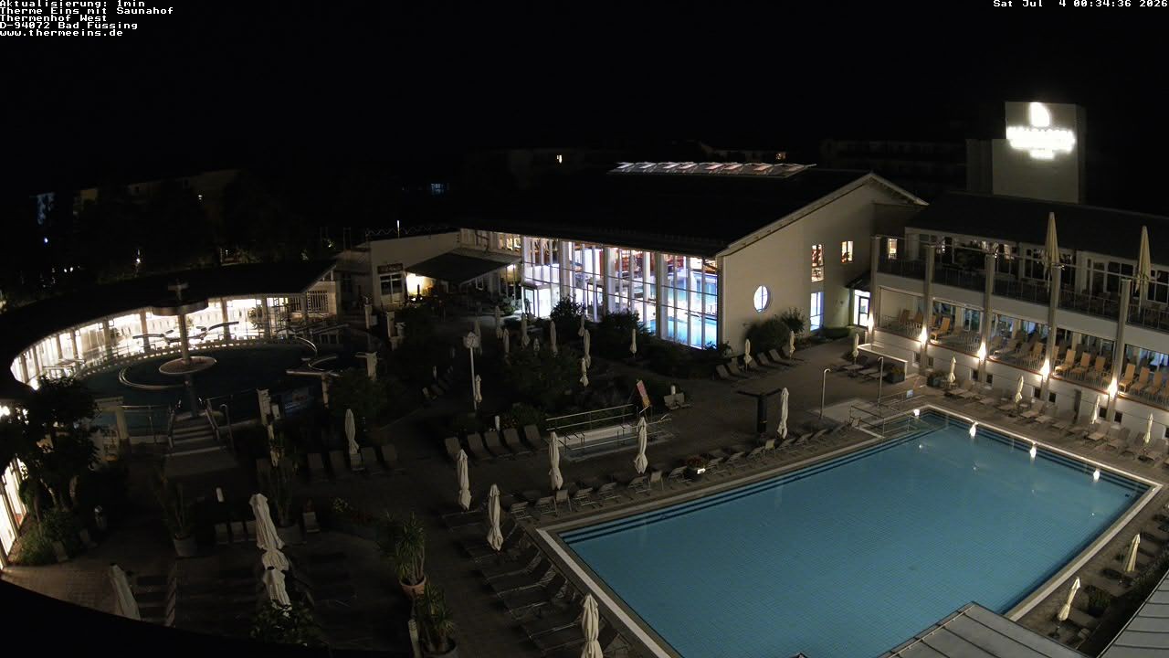 Archiv Foto Webcam Bad Füssing: Therme 1