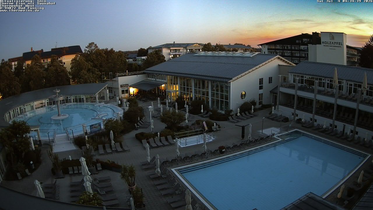 Archiv Foto Webcam Bad Füssing: Therme 1
