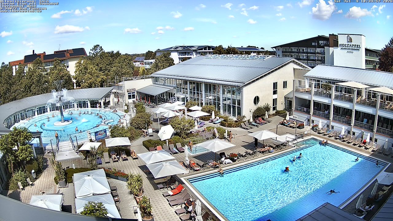 Archiv Foto Webcam Bad Füssing: Therme 1