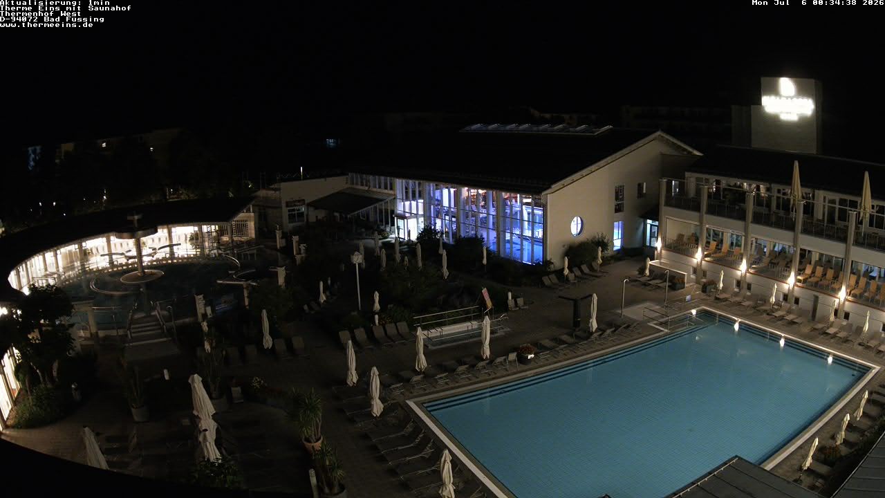 Archiv Foto Webcam Bad Füssing: Therme 1