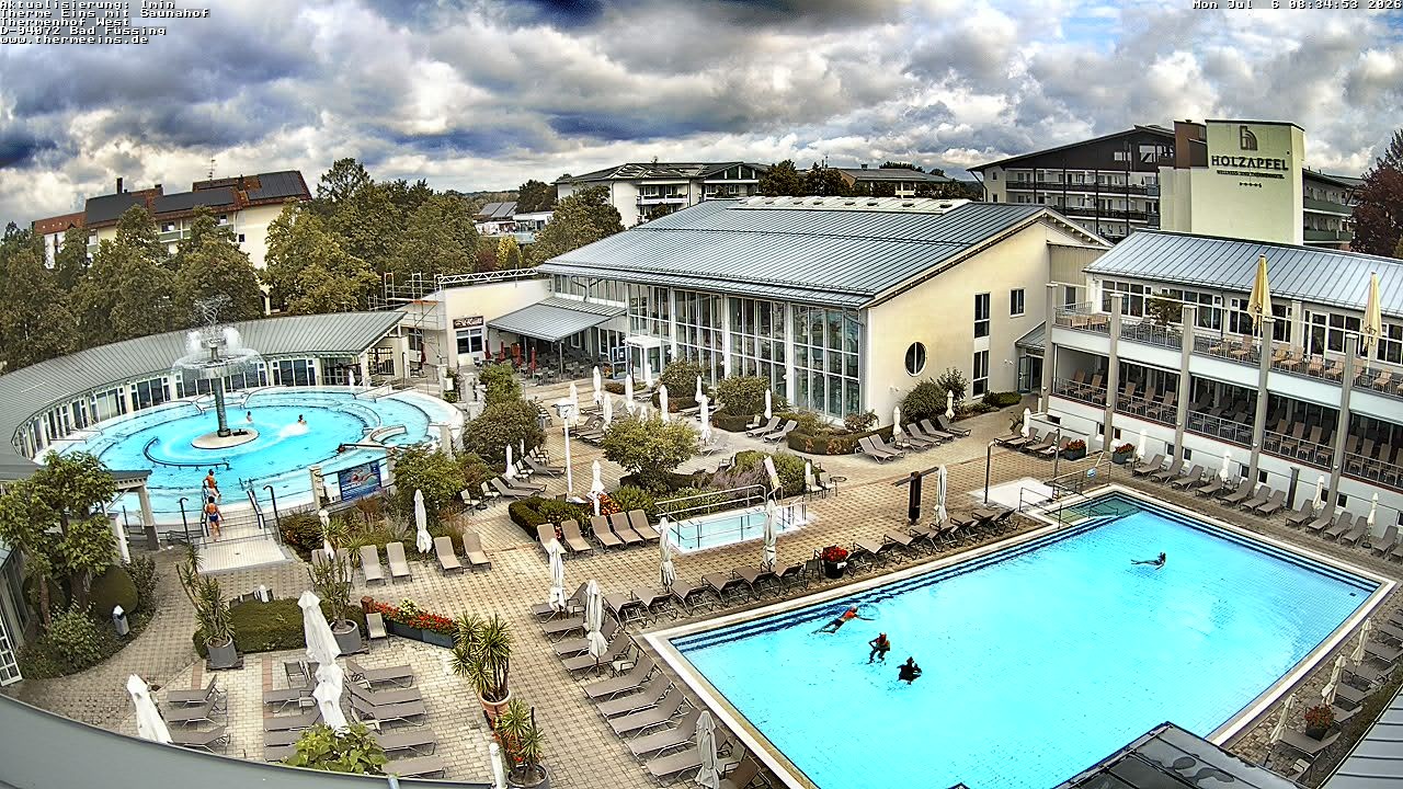 Archiv Foto Webcam Bad Füssing: Therme 1