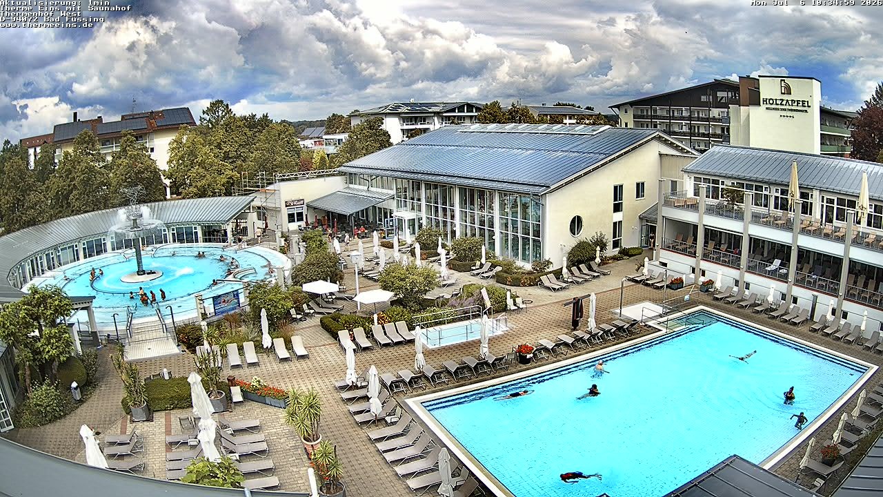 Archiv Foto Webcam Bad Füssing: Therme 1